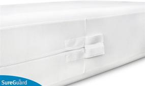 img 1 attached to 🛏️ SureGuard Queen Size Box Spring Encasement - Premium Waterproof, Bed Bug Proof, Hypoallergenic Cover - 100% Zippered Six-Sided Protection