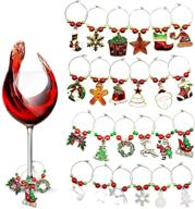 kederwa 24pcs charms christmas markers logo