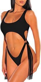 img 4 attached to 👙 Sovoyontee Women's Medium One-Piece Swimsuits - Women's Clothing, Swimsuits & Cover Ups