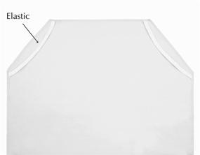 img 1 attached to 🛏️ American Baby Company 10-Piece 100% Natural Cotton Percale Standard Daycare/Pre-School Cot Sheet Set, White, 23"x 51" - Soft, Breathable Bedding for Boys and Girls