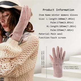 img 1 attached to CACUSS Winter Touchscreen Texting Windproof Women's Accessories