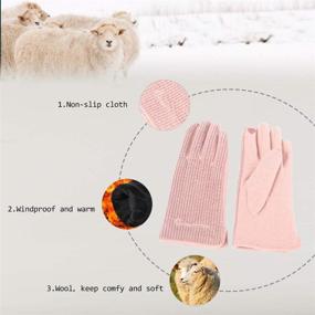 img 2 attached to CACUSS Winter Touchscreen Texting Windproof Women's Accessories