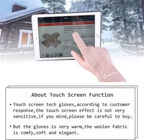 img 3 attached to CACUSS Winter Touchscreen Texting Windproof Women's Accessories