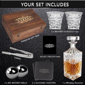 img 3 attached to 🥃 Stainless Steel Whiskey Decanter: Durable and Reusable for Boyfriend's Collection