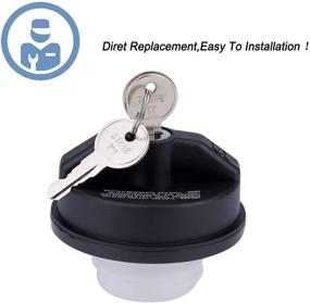 img 2 attached to 🔒 Secure and Convenient Locking Gas Cap for 4Runner, FJ Cruiser, Tacoma, Tundra, Acura, Chevy Camaro, CRV & More - Replace #77300-47020, 10504