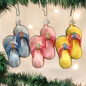 img 3 attached to Old World Christmas Ornaments Flip Flops