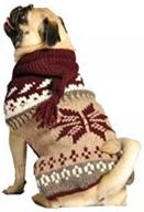 🐶 x-large rustic snow hoodie dog sweater by chilly dog логотип