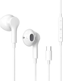 img 4 attached to 🎧 2021 NAKEWAN USB C Headphones - HiFi Stereo Type - Beckham Hotel Collection 3100 Series Luxury (White)