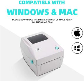 img 3 attached to 📦 Phomemo Shipping Label Printer: Fast, Efficient 4x6 Thermal Desktop Printer for Packages, Address Labels, and Barcodes - Compatible with eBay, Amazon, USPS, FedEx, DHL - Works with Mac & Windows