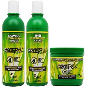 img 1 attached to 🌿 BOE Crece Pelo 3-in-1 Combo Set: Herbal Shampoo, Herbal Rinse, Herbal Treatment