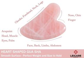 img 1 attached to 🌹 Authentic Rose Quartz Face Roller, Real Jade Gua Sha Tool, and Facial Massage Set - Rose Quartz Face Roller and Jade Gua Sha for Skin Care and Relaxation