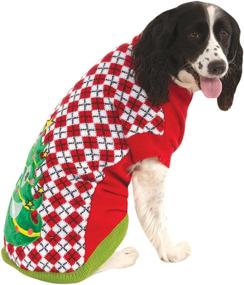 img 3 attached to 🎄 Stay Festive with Rubie's Ugly Christmas Sweater featuring Xmas Tree Design