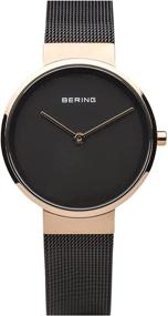 img 4 attached to 🕒 Наручные часы BERING из нержавеющей стали для женщин - Кварцевый механизм