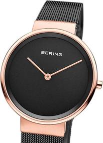 img 3 attached to 🕒 Наручные часы BERING из нержавеющей стали для женщин - Кварцевый механизм