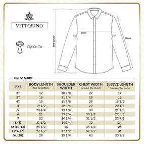 img 1 attached to 👦 Vittorino Sleeve Cotton Plaid Matching Boys' Clothing: Ultimate Style & Comfort for your Little Man