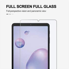 img 3 attached to 📱 [2-Pack] PULEN Tempered Glass Screen Protector for Samsung Galaxy Tab A 8.4 2020 T307/T307U, HD Clear, Anti-Scratch, Bubble-Free, 9H Hardness