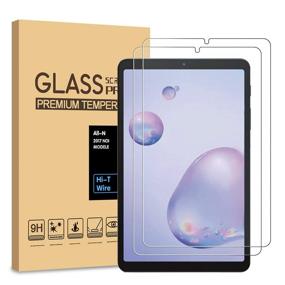 img 4 attached to 📱 [2-Pack] PULEN Tempered Glass Screen Protector for Samsung Galaxy Tab A 8.4 2020 T307/T307U, HD Clear, Anti-Scratch, Bubble-Free, 9H Hardness