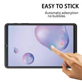 img 1 attached to 📱 [2-Pack] PULEN Tempered Glass Screen Protector for Samsung Galaxy Tab A 8.4 2020 T307/T307U, HD Clear, Anti-Scratch, Bubble-Free, 9H Hardness