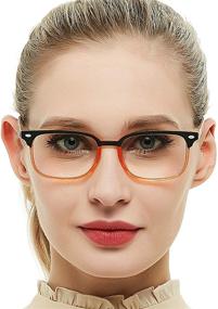 img 2 attached to OCCI CHIARI Reading Glasses: Stylish Unisex Black Clear Lightweight Readers (0-6.0 Strength)