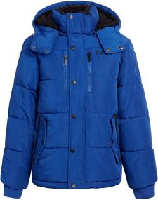 img 4 attached to Boys' DKNY Winter Windbreaker Coat - Jackets, Coats & Clothing