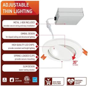 img 2 attached to OSTWIN Recessed Junction Dimmable Adjustable