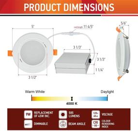 img 1 attached to OSTWIN Recessed Junction Dimmable Adjustable