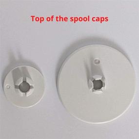 img 3 attached to 🧵 Spool Pin Cap 2PC Set: Compatible with Janome, Elna, Kenmore, Pfaff, Viking Sewing Machines - 2 Sizes (0.93 and 1.73 inches) - Replacement Spool Cap by Apartment ABC