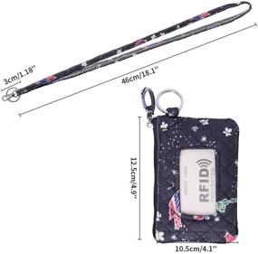 img 3 attached to 👛 Lanyard Coin Purse Wallet with Window - Essential Men's Accessory for Wallets, Card Cases & Money Organizers