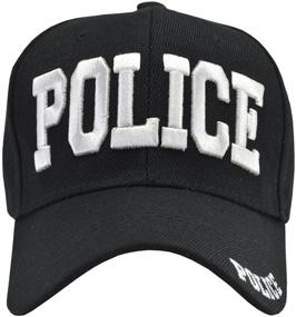 img 2 attached to 👮 Adjustable One Size Police Hat Baseball Cap