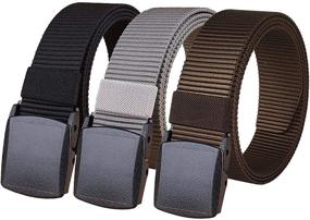 img 4 attached to Hoanan Military Tactical Metal Webbing Men's Accessories