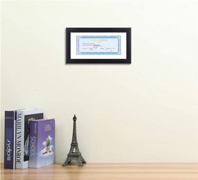 img 2 attached to 🖼️ ELSKER&HOME Business License Frame: 3x7.5 Inch White Mat or 5x10 Inch Without Mat Display