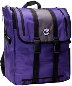 img 1 attached to 🎒 BKP 102 Hide Away Backpack - Fits 13 Inch Laptops in PURG color