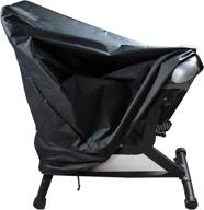 🚴 protective cover for mini lustrous exercise bike: dustproof & water-resistant, indoor or outdoor use, black logo