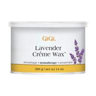 🌿 gigi lavender sensitive skin hair removal soft wax, 14 oz, 1-pc, gentle and soothing logo