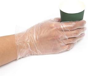 img 1 attached to Choice Poly Disposable Polyethylene Gloves