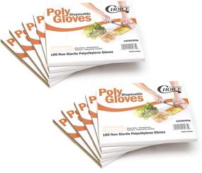 img 2 attached to Choice Poly Disposable Polyethylene Gloves