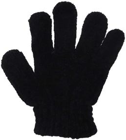 img 1 attached to Warm Winter Chenille Kids Gloves: Cozy and Snug for Cold Days