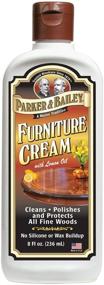 img 1 attached to 🪑 Parker & Bailey 8 oz Furniture Cream, Color: White