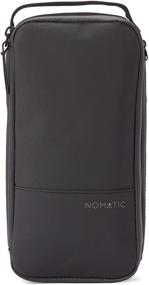 img 3 attached to 💼 NOMATIC Small V2 Toiletry Wash Bag - Waterproof Storage Case for Travel, Shaving Kit, Makeup, Toiletries (Black)