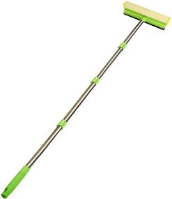 img 3 attached to 🧼 ITTAHO Multi-Use Window Squeegee: 2-in-1 Cleaner with Long Extension Pole & Sponge, 58" Long Handle for Gas Station, Glass, Shower, Outdoor High Window Cleaning