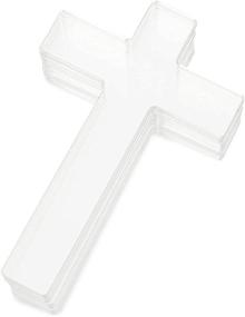 img 1 attached to Clear Acrylic Cross Cutouts Crafts