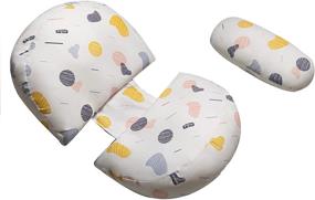 img 4 attached to 🤰 Pobopobo Pregnancy Pillow: Green U-Shape Full Body Pillow for Back, Hips, Legs, Belly Support during Pregnancy – Van Gogh-Impression Design