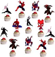 qici spiderman decorations birthday supplies logo