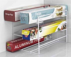 img 4 attached to Home Basics Kitchen Organizer White