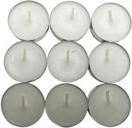 🕯️ high-quality candlenscent unscented tealight candles - 30 pack, white, made in usa: ultimate lighting solution logo