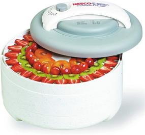 img 2 attached to NESCO FD-61WHCK Snackmaster Encore Food Dehydrator with Jerky Gun Kit: Perfect for Mouthwatering Snacks and Jerky, 6-Tray, Gray