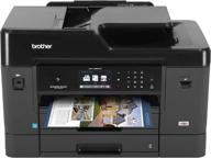 🖨️ brother mfc-j6930dw: all-in-one color inkjet printer with wireless connectivity, duplex printing, and amazon dash replenishment ready logo