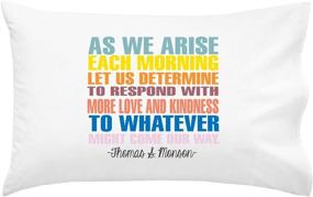 img 4 attached to 🛏️ Oh, Susannah Missionary Quote Pillowcase - Elder or Sister Missionary Gifts - Various Colors (1 Standard/Queen Size)