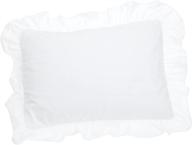 2-pack standard white ruffled pillow sham - fresh ideas fre30102whit07 for improved seo logo