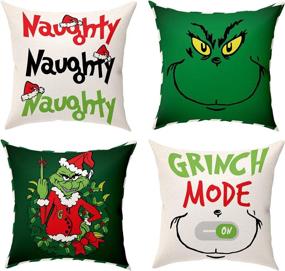 img 4 attached to Christmas Grinch Whatever Cushion Decorations